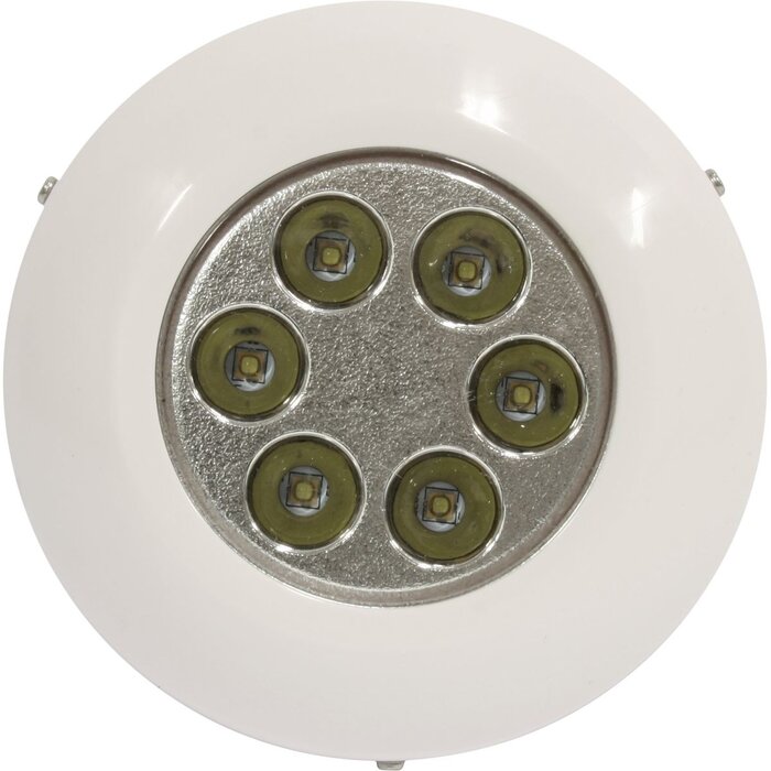 Onderwaterverlichting Boot 6 LED Wit 10-30 Vdc 92mm