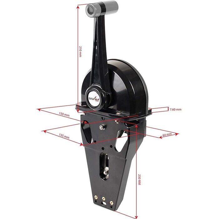 Selux Gashendel Boot Zwart