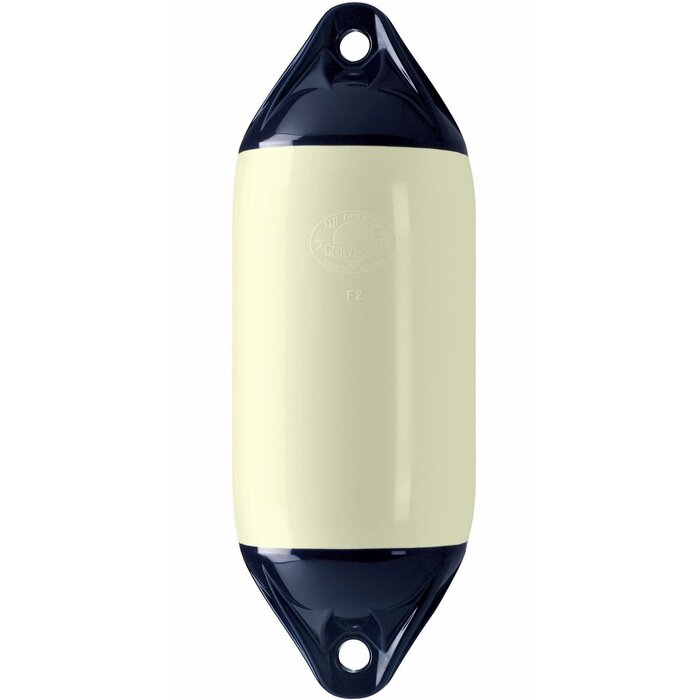 Polyform F2 Boat Fender 61x22cm Cream White