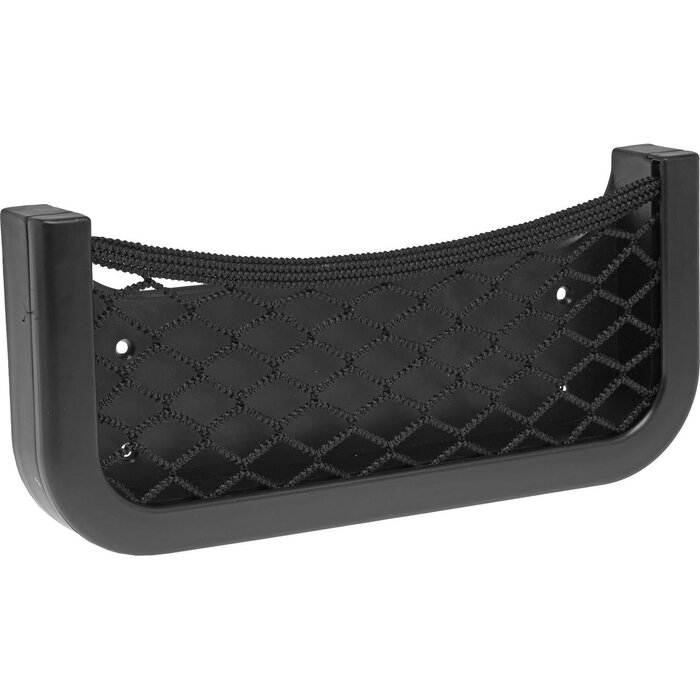 Opbergnet met Kleefstrip 258x121x29mm Zwart
