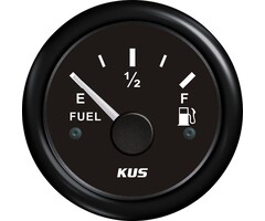 Brandstofmeter Boot 56mm Zwart