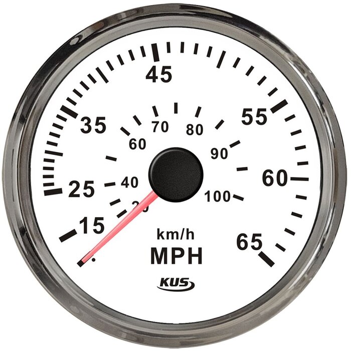 Boat Speedometer Up to 65 MPH 97mm