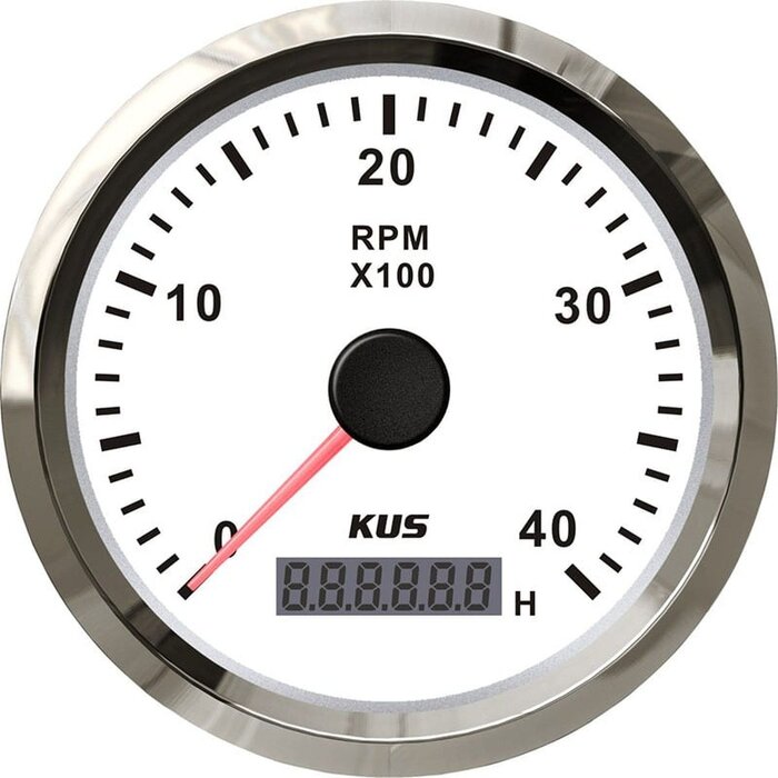 Toerenteller Boot met Urenteller 4000 Rpm