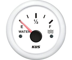 Boat Water Tank Gauge 56mm White