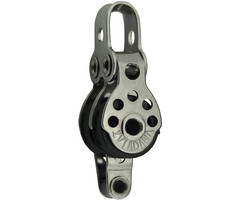 Viadana 17mm Two-Sheave Block with Becket