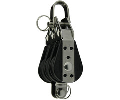 Viadana 22mm Drieschijfs Blok met Hondsvot