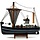 Model Vissersboot 24cm Blauw-Zwart