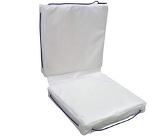 Dekkussen met Rugleuning Drijvend Wit