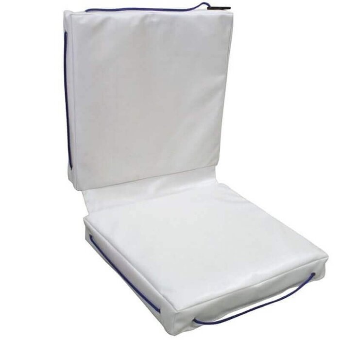 Double Buoyant Deck Cushion White