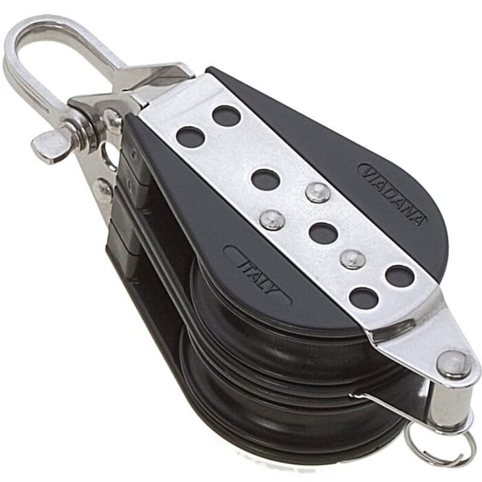 Viadana 57mm Tweeschijfs Blok met Hondsvot