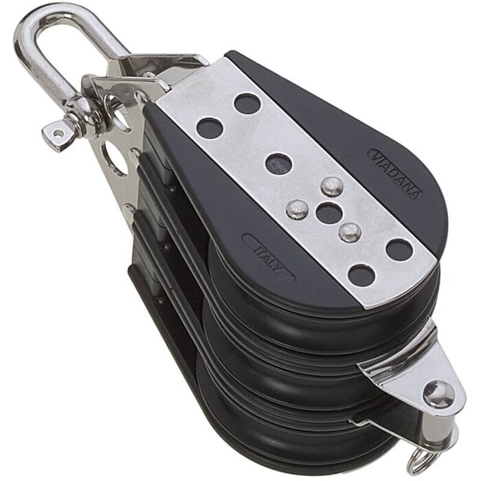 Viadana 76mm Triple Block with Becket