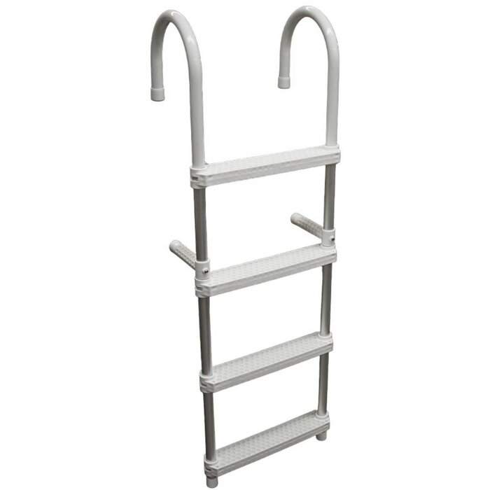 Zwemtrap Aluminium 4 Treden 115x38cm