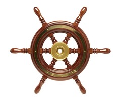 Houten Stuurwiel Boot Mahonie 500mm