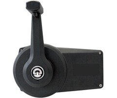 Outboard Remote Control 260x155mm Side Mount Black