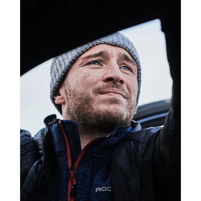 Rooster Fisherman Merino Hybrid Beanie Grey