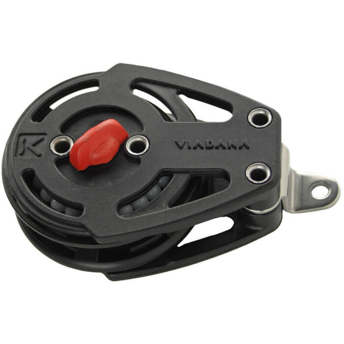 Viadana 57mm Schildpad Ratelblok Bakboord