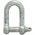 8mm D-Shackle Galvanized