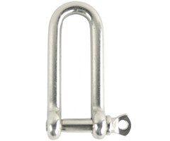 5mm D-Sluiting Rvs 50x10
