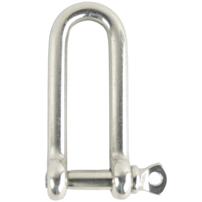 5mm D-Sluiting Rvs 50x10