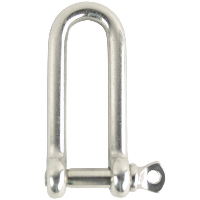 5mm D-Sluiting Rvs 50x10