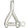 10mm Twist D- Shackle 75x20 SS316