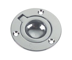 Luikring Rond Verchroomd 53mm