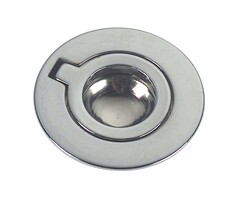 Luikring Rond Verchroomd 53mm Verborgen Tapeinden