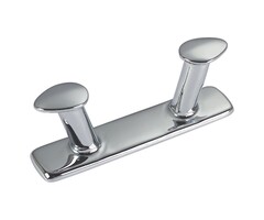 Double Boat Bollard 170x40mm Brass Chrome Plated