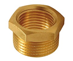 Brass Adapter 3/8" Male x 1/4" Female