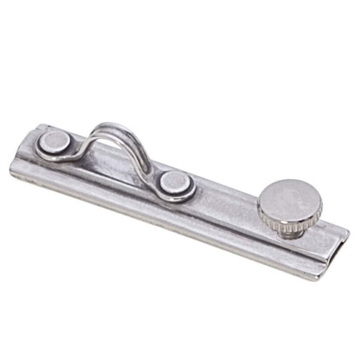 Viadana Slede met Beugel voor Rail 25x7mm