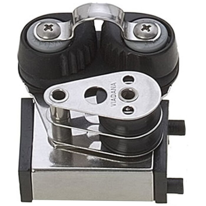 Viadana End Stop with Double Becket Block & Cam Cleat for Track 25x16mm