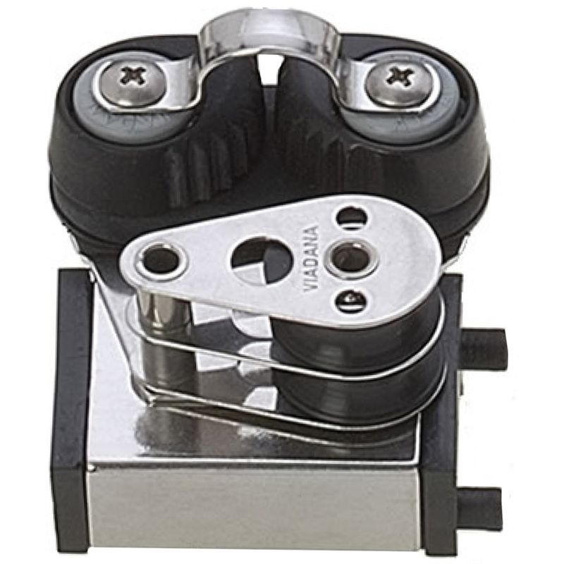 Viadana Eindstuk Rail 25x16mm met Dubbel Blok en Klem