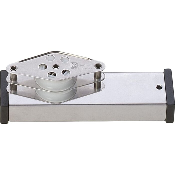 Viadana Eindstuk Overlooprail 31x19mm met Dubbel Blok