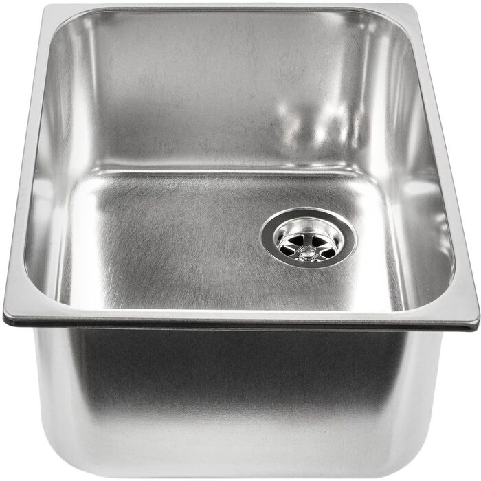 Marine Sink Rectangular 360x260x150mm Built-In SS316