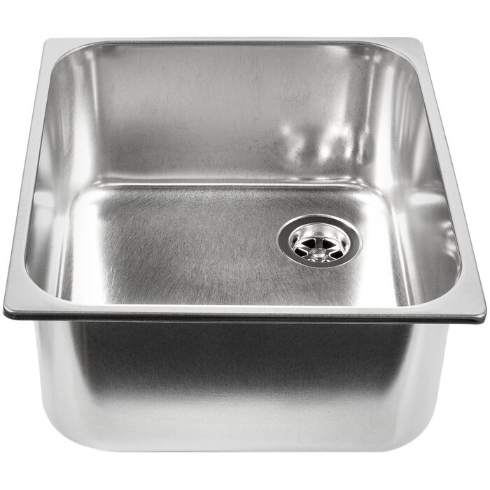 Marine Sink Square 360x360x150mm Built-In SS316