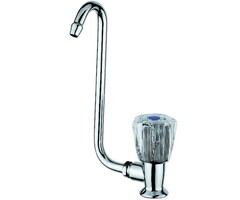 Waterkraan Koud met Klapbare 10mm Uitloop Rechts