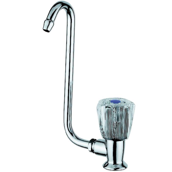 Waterkraan Koud met Klapbare 10mm Uitloop Rechts