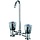 Waterkraan met Klapbare 10mm Uitloop 2 Knops