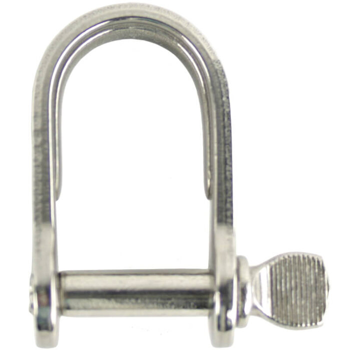 5mm Flat Shackle 17x12 SS316