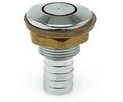 Tank Vent 16mm 55x40mm Chrome Plated Brass