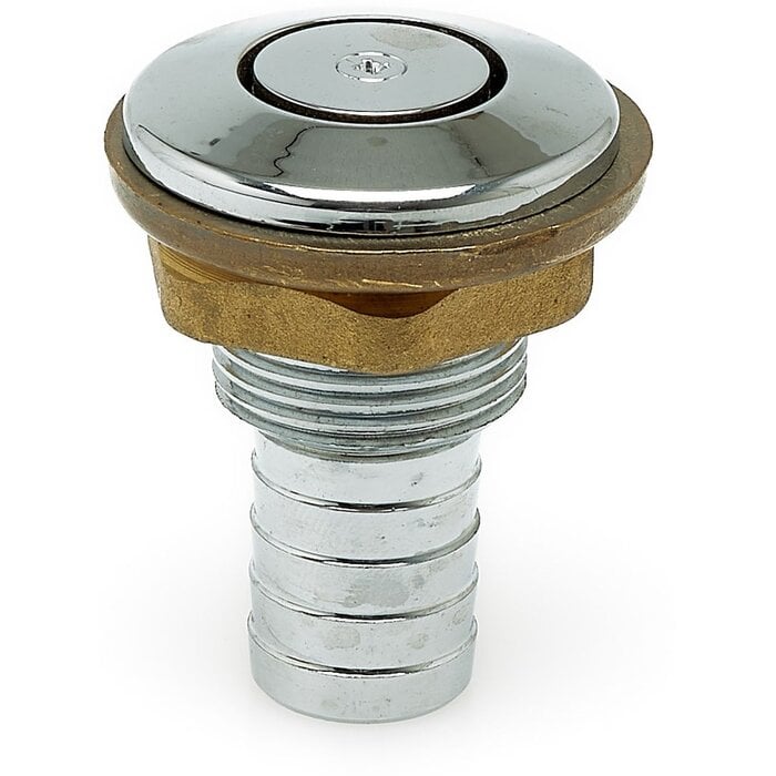 Tankbeluchter 16mm 55x40mm Messing Verchroomd