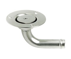 Tankbeluchter 90 graden 19mm Rvs 316