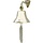 Scheepsbel met Koord Messing 10cm