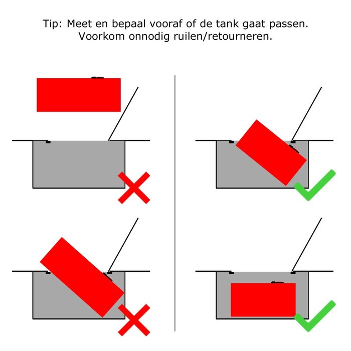 Can-SB Boat Fuel Tank 120L 95x40x40cm