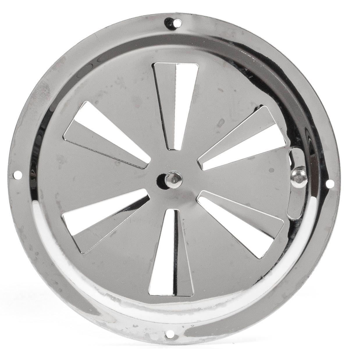 Ventilatierooster Afsluitbaar Rond 150mm Rvs