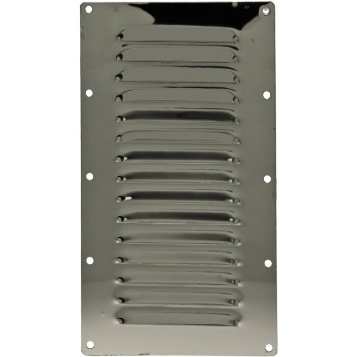 Ventilation Grille Rectangular 127x228mm SS316