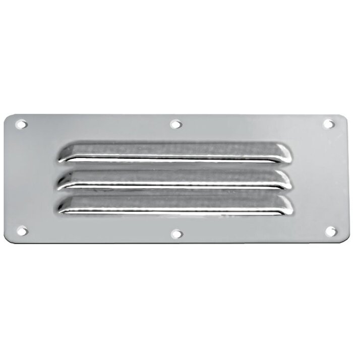 Ventilation Grille Rectangular 127x65mm SS316