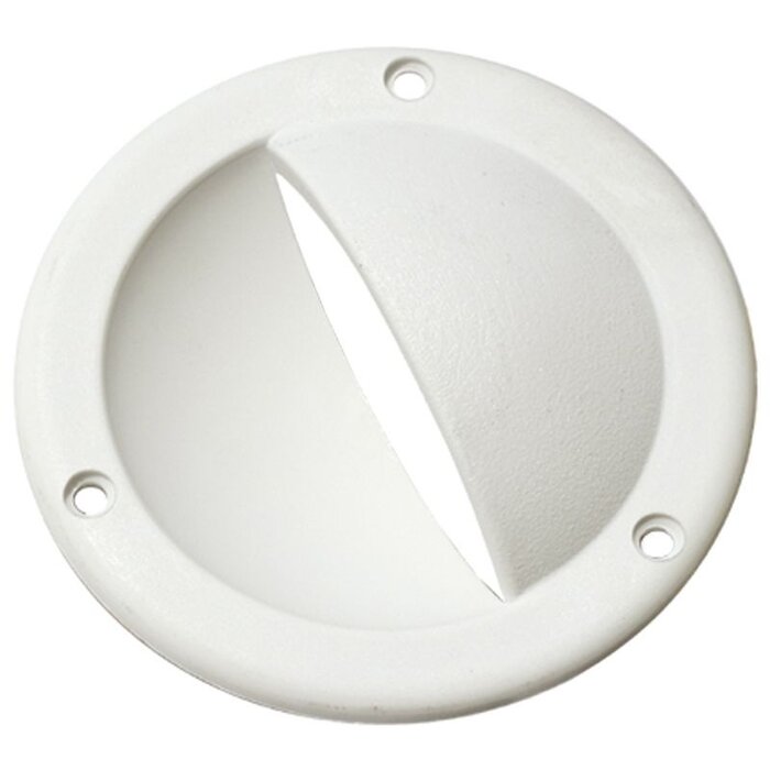 Ventilatieschelp Rond 86mm Kunststof Wit