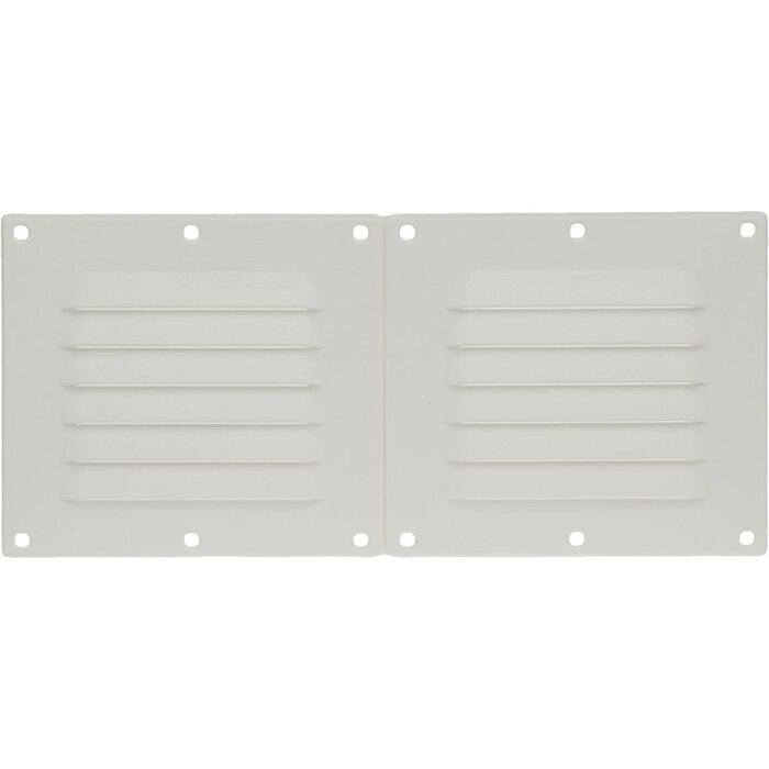 Ventilation Grille Dividable 255x118mm Nylon White
