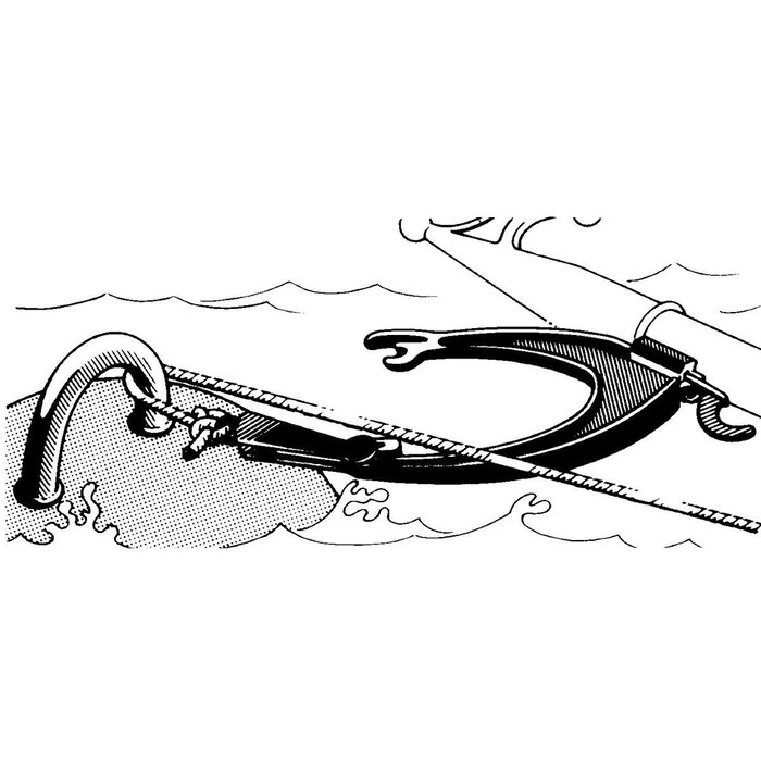 Hook for Mooring with Bayonet Fitting Nylon